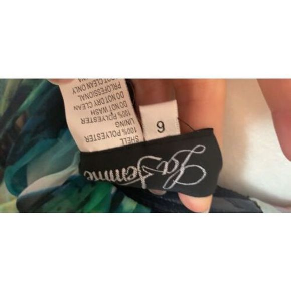 la femme dress sjze 6 LA FEMME 15911 maxi dress fancy - Picture 5 of 5